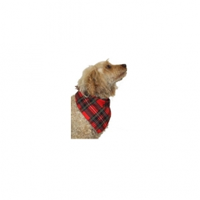 Cosipet Red Tartan Bandana For Dogs