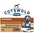 Cotswold Raw Venison Ribs With Meat 1kg Frozen