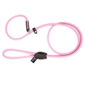 D&H Rolled Leather Slip Lead Pink