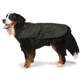 Danish Design 2 In 1 Harness Dog Coat Black 45cm 18"