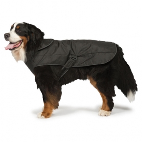 Danish Design 2 In 1 Harness Dog Coat Black 70cm 28"