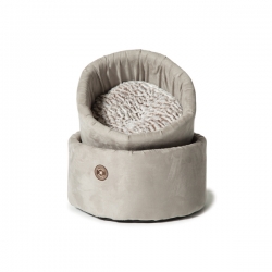 Small Arctic Cosy Cat Bed - 42cm Danish Design