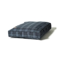 Medium Navy / Grey Duvet Dog Bed - Danish Design Lumberjack Boxed