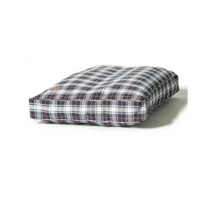 Large White / Navy Duvet Dog Bed - Danish Design Lumberjack Boxed