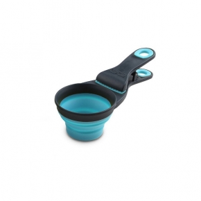 Dexas Popware Collapsible Klip Scoop Blue 8oz