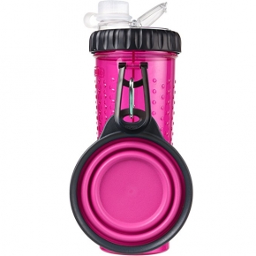 Dexas Popware Snack - Duo Pink Inc. Travel Cup 12oz 360ml