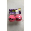 Dog & Co Mega Ball Pink 2 Pack 2.5" Hem & Boo