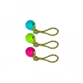 Tuffs Dog Life Medium TPR Ball & Rope