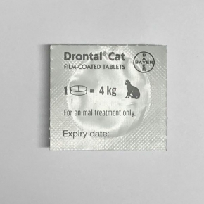 Drontal Cat Worming Tablet Dispensed
