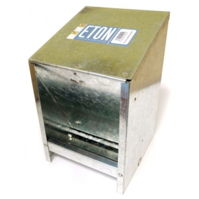 Galvanised Eton Hopper Grit/Feed Wall Mount 2.5kg