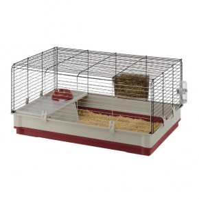 Krolik Small Animal Cage Burgundy 100 X 60 X 50cm