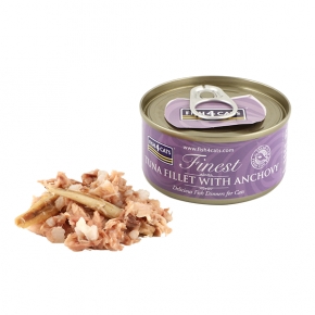 Fish 4 cats Can Tuna Fillet With Anchovy 70g