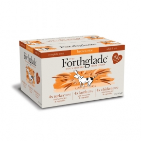 Forthglade Complete Adult Multi 12 Pack 395g Turkey Chicken Lamb