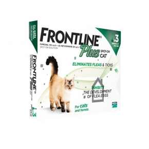 Frontline Plus Spot On Cat And Ferret 3 Pipette