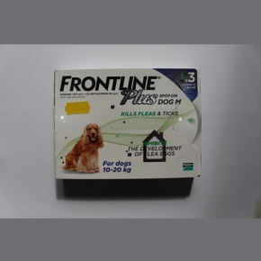 Frontline Plus Spot On Medium Dog 10 - 20Kg 3 Pipette
