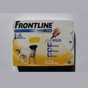 Frontline Dog 2 - 10kg 3 pipette