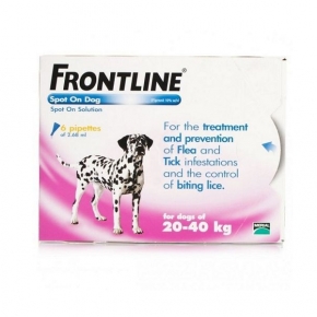 Frontline Dog 20 - 40kg 6 pipette