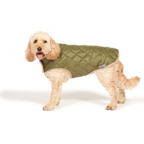 Danish Design Green Quilted Dog Coat 60cm 24"