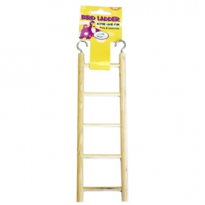 5 Step Wooden Bird Ladder Happy Pet 