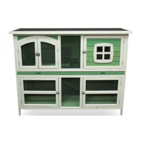 Harrisons Buttermere Double Height Hutch Sage Green 150x60x116cm