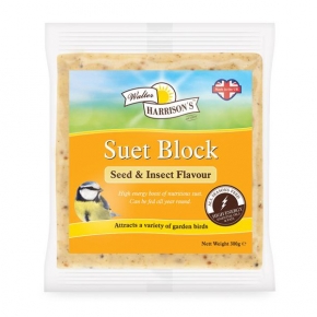 Harrisons Suet Block With Seed & Insect 300g
