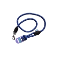 Hem And Boo Mountain Rope Trigger Lead 1/2" X 48” (1.2 X 120cm) Dark Blue/ Reflective