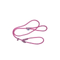 Hem And Boo Mountain Rope Slip Lead 4/5" X 60” (0.8 X 150cm) Pastel Pink Reflective