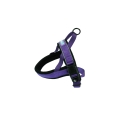 Hem & Boo Reflective & Padded Nylon Harness 1” X Chest 22” - 26” (2.5 X 55-65cm) Large Purple