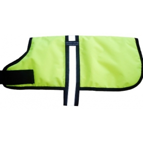 Animate 
Outhwaite Yellow Padded Hi Vis Dog Coat 12"