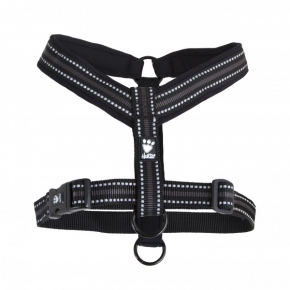 Hurtta Outdoors Padded Y - Harness Raven 120cm - 47"
