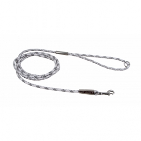 Hurtta Casual Rope Lead Ash / Raven 8mm 180cm