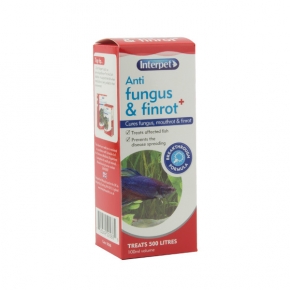 Interpet Treatment Anti Fungus & Finrot 100ml Plus