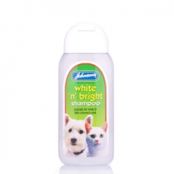 White n Bright Dog & Cat Shampoo 200ml Johnsons Veterinary 