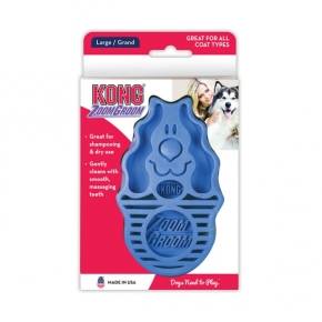 Zoom Groom Dog Large Blue Rubber Pad 