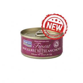 Fish 4 Cats Can Mackerel with Anchovy 70g