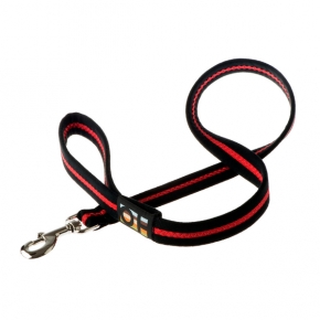 Oscar & Hooch Lead Large Black & Red