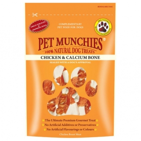 Pet Munchies Chicken and Calcium Bones 100g