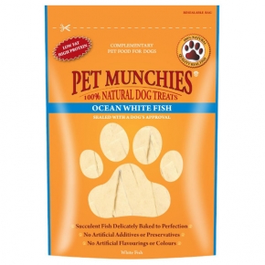 Pet munchies ocean white fish 100g for dogs