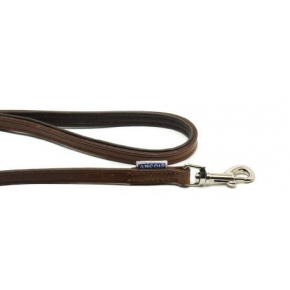 Ancol vintage padded lead chestnut 100cm x 12mm