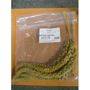 Chinese Millet Sprays 200g packed by Pets Pantry