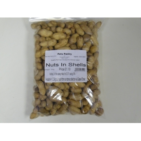 Monkey Nuts In Shells 500g packed by Pets Pantry