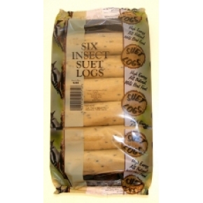 Suet To Go Suet Logs Insect & Mealworm  6 Pack