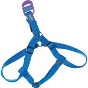 Dog & Co Blue Nylon Harness 3/4 Inch X 30 Inch (1.9 X 76cm) Hem & Boo