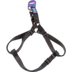 Dog & Co Black Nylon Harness 1/2 Inch X 24 Inch (1.2 X 60cm) Hem & Boo