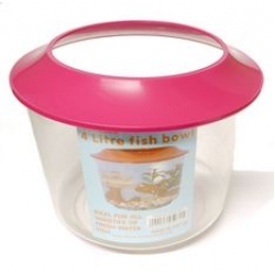 Crystal Fish Bowl and Lid Standard 