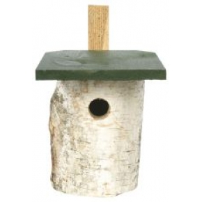 CJ Birch Log Nest Box