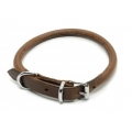 Ancol Collar Round Chestnut Leather 24"