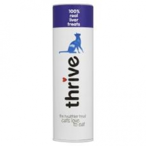 Thrive 100% Real Chicken Liver Cat Treats 25g Tube