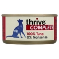 Thrive 100% Complete Wet Cat Food Tuna 75g Can