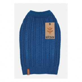 Sotnos Teal Cable Sweater Small